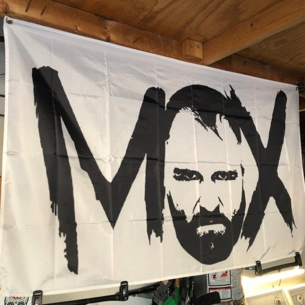 AEW Jon Moxley 5ft MOX Flag All Elite Wrestling WWF WWE Dean Ambrose The Shield